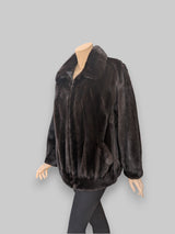 Dark Mink Zip Jacket -Large
