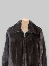Dark Mink Zip Jacket -Large