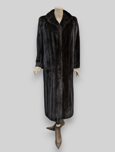 Dark Mink Coat -Medium