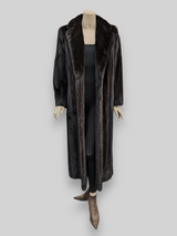 Dark Mink Coat -Medium