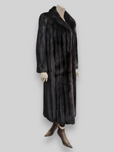 Dark Mink Coat -Medium