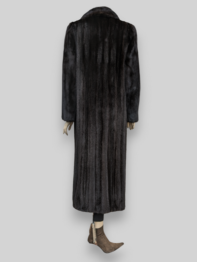 Dark Mink Coat -Medium