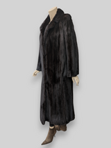 Dark Mink Coat -Medium