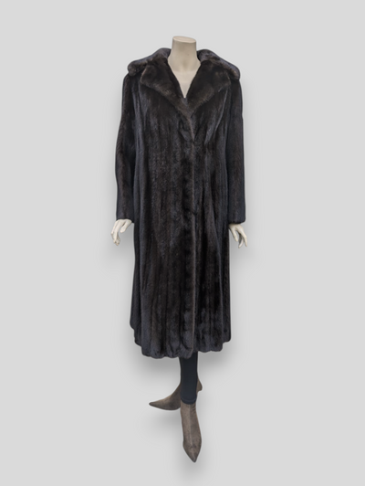 Dark Mink Coat -Large