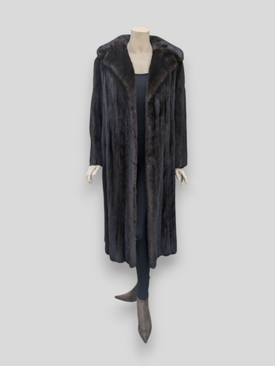 Dark Mink Coat -Large
