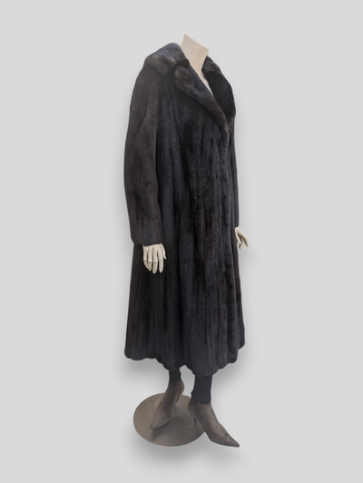 Dark Mink Coat -Large