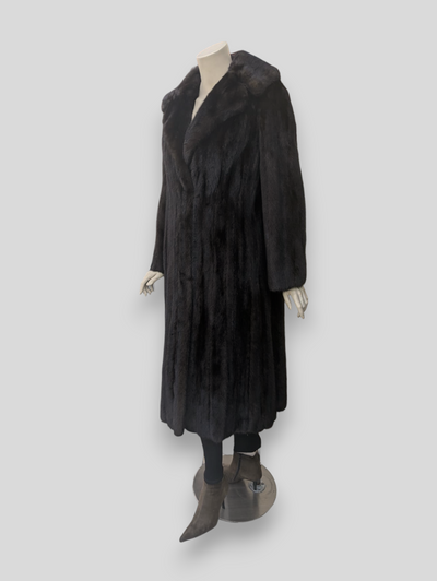 Dark Mink Coat -Large