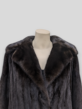 Dark Mink Coat -Large