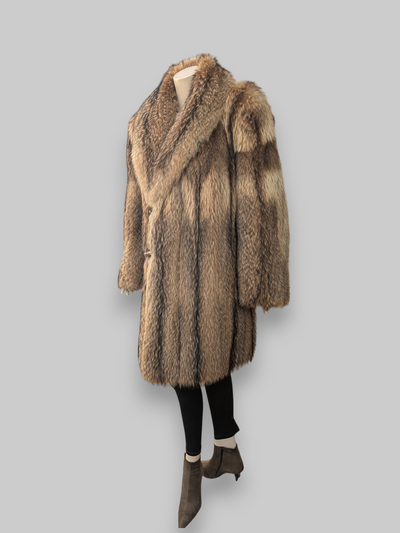 Japanese Tanuki Raccoon Men's Short Coat -Size 42