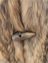 Japanese Tanuki Raccoon Men's Short Coat -Size 42