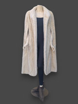 Light Mink Sections Cape -One Size - The Real Fur Deal