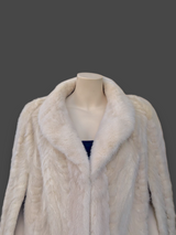 Light Mink Sections Cape -One Size - The Real Fur Deal