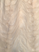 Light Mink Sections Cape -One Size - The Real Fur Deal