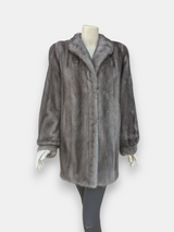 Blue Iris Mink Jacket -Medium