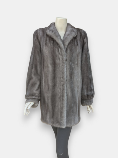 Blue Iris Mink Jacket -Medium