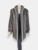 Blue Iris Mink Jacket -Medium