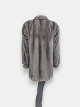 Blue Iris Mink Jacket -Medium