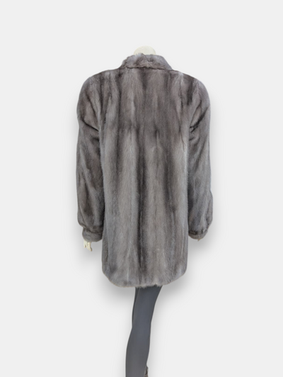 Blue Iris Mink Jacket -Medium