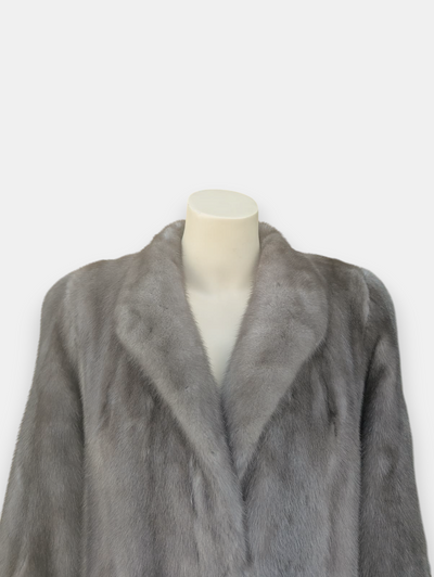 Blue Iris Mink Jacket -Medium