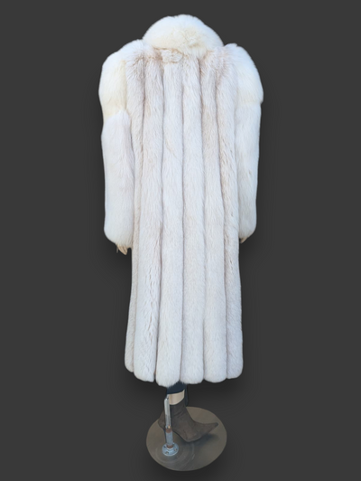 Blush Dyed & Shadow Fox Coat -Medium