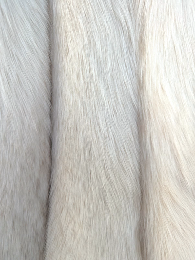 Blush Dyed & Shadow Fox Coat -Medium