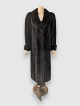 Dark Mink Coat -Medium (Black Diamond Mink)