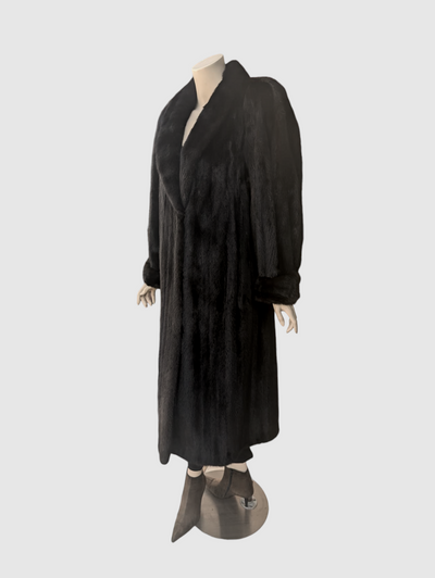 Dark Mink Coat -Medium (Black Diamond Mink)