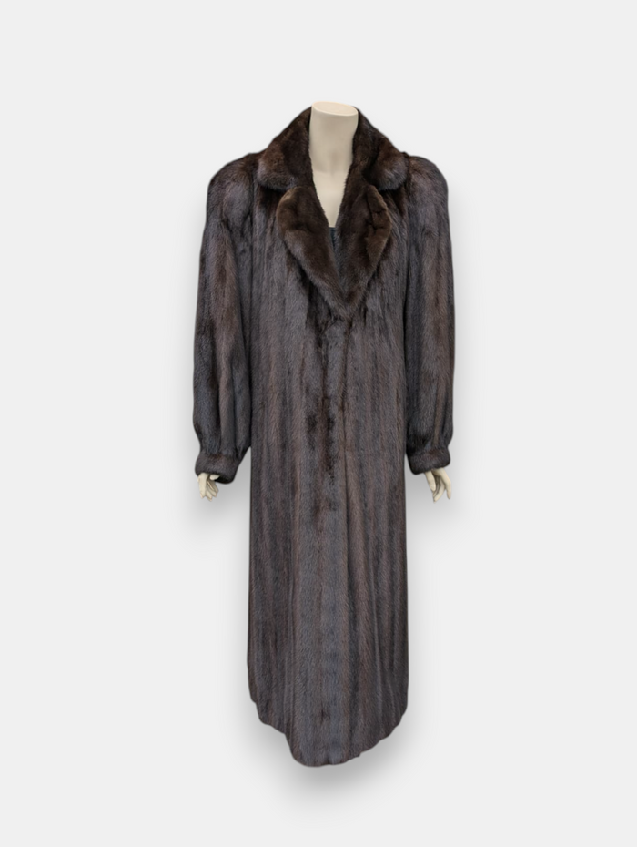 Mahogany Mink Coat -Large (Nordstroms)