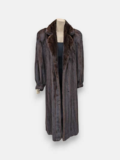 Mahogany Mink Coat -Large (Nordstroms)