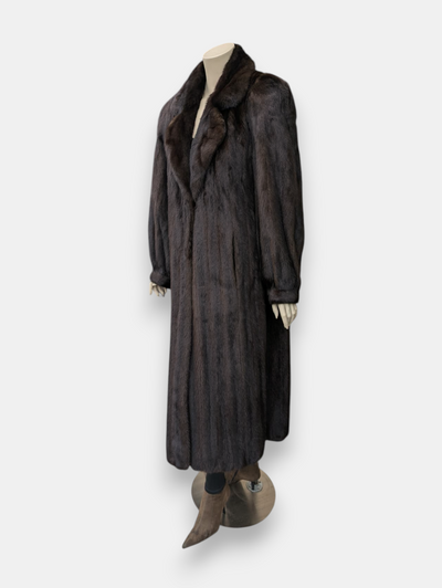 Mahogany Mink Coat -Large (Nordstroms)