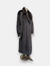 Mahogany Mink Coat -Large (Nordstroms)