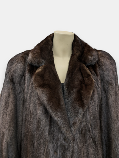 Mahogany Mink Coat -Large (Nordstroms)