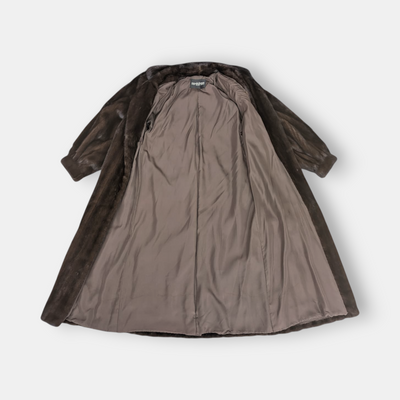 Mahogany Mink Coat -Large (Nordstroms)