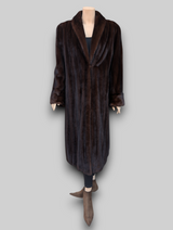 Mahogany Mink Coat -Medium
