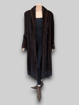 Mahogany Mink Coat -Medium