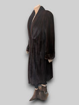 Mahogany Mink Coat -Medium