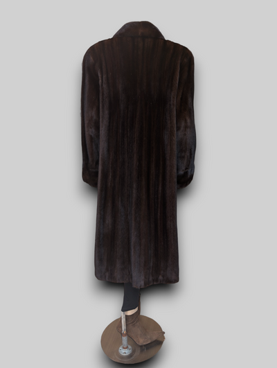Mahogany Mink Coat -Medium