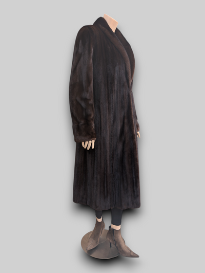 Mahogany Mink Coat -Medium
