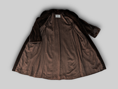 Mahogany Mink Coat -Medium