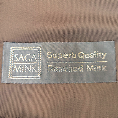 Natural Sheared Mink Paw Stroller -XL