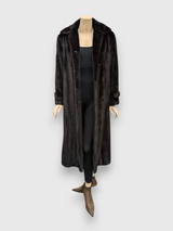 Dark Mink Coat -Medium