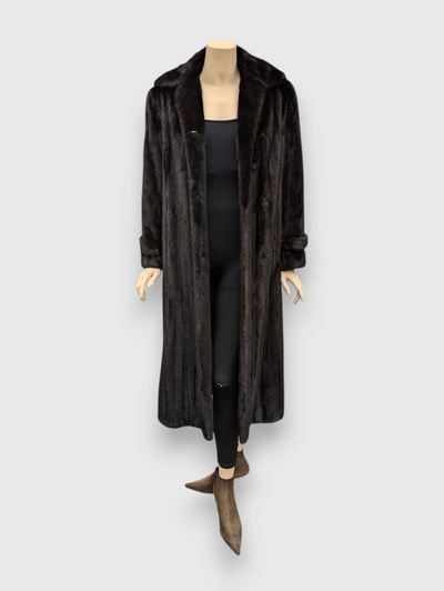 Dark Mink Coat -Medium
