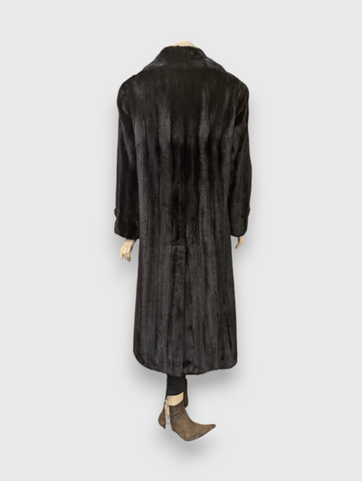 Dark Mink Coat -Medium