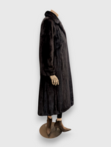 Dark Mink Coat -Medium