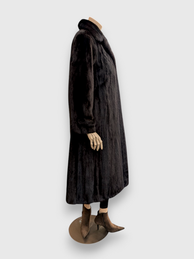 Dark Mink Coat -Medium