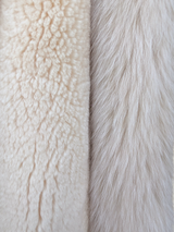 Light Sheared Beaver & Fox Jacket -Medium