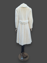 Eggshell White Mink Coat -Medium