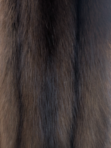 Natural Fisher Coat (Includes Fur Belt w/ Tails) -Large