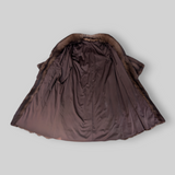 Natural Fisher Coat (Includes Fur Belt w/ Tails) -Large