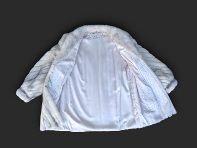 Gray Cross Mink Jacket -Medium